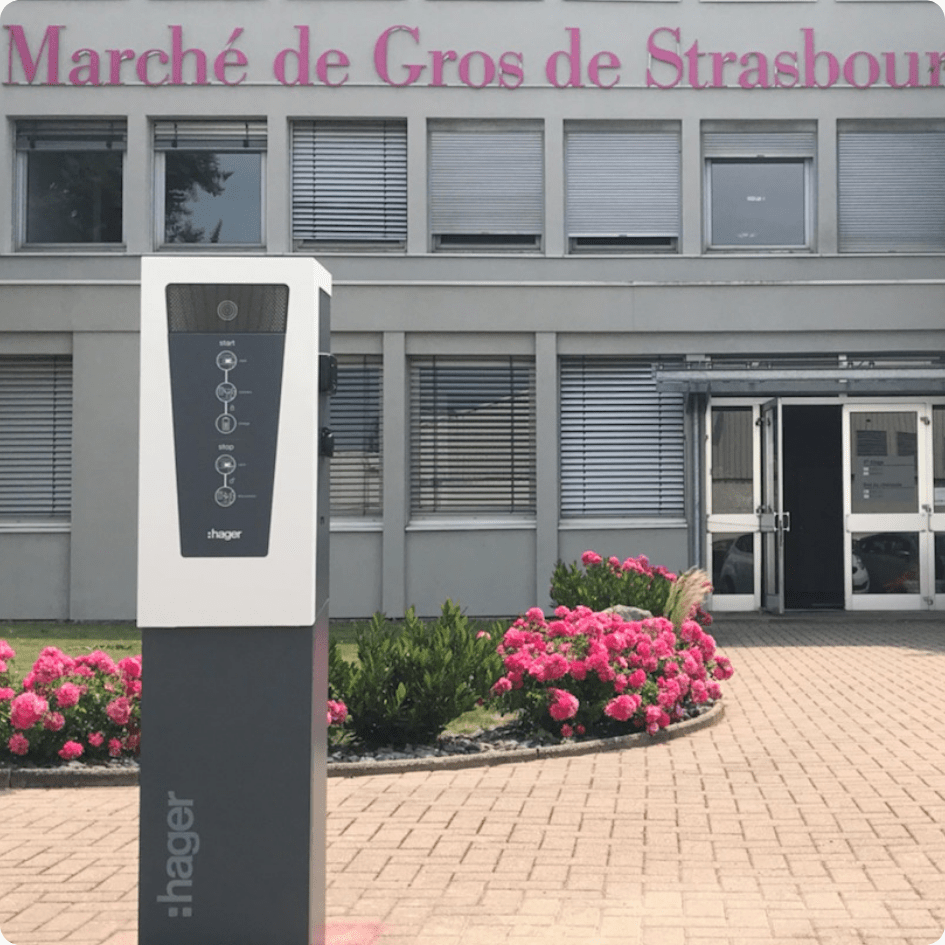 Borne de charge Hager